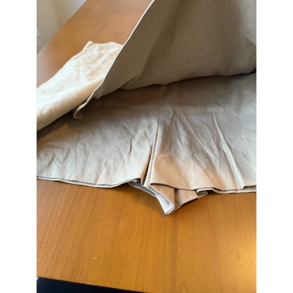 NWT Veronica Beard Thomas Skort Beige Linen Blend Mini Skirt‎ Shorts Size 4 - Picture 5 of 9